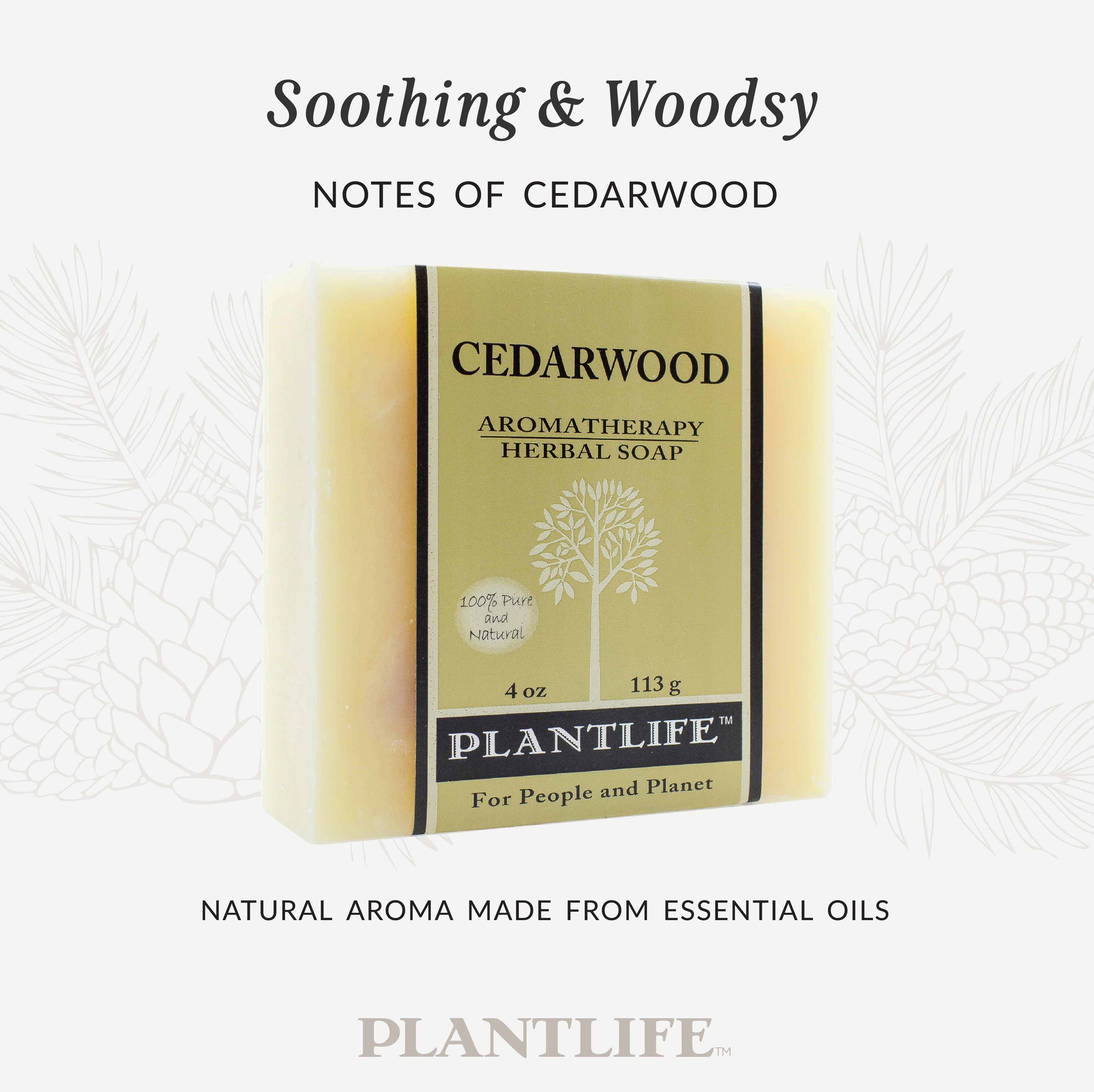 Cedarwood Bar Soap - Image 3