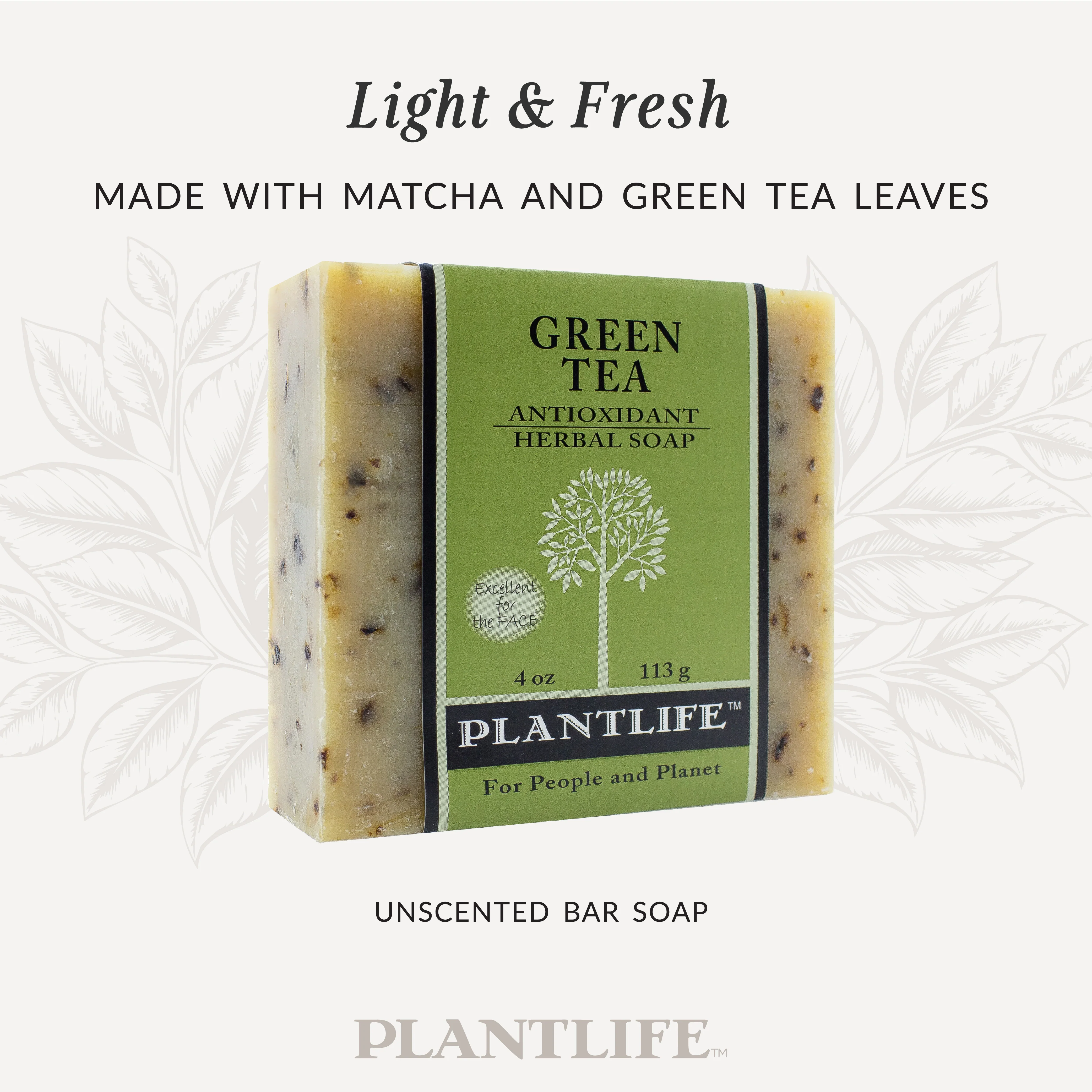 Green Tea Bar Soap - Image 3